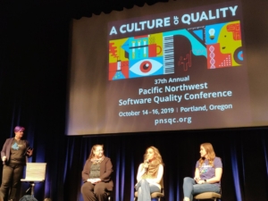 PNSQC panelists and speakers