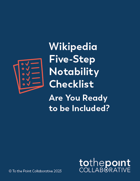 Wikipedia Notability Checklist image